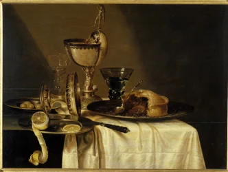 Natureza-morta com taça de náutilo, 1642